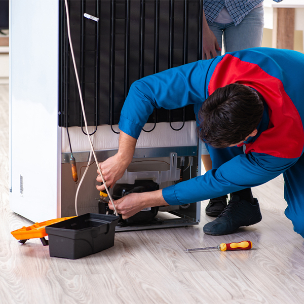 will the repair service cause any damage to my refrigerator in Olustee